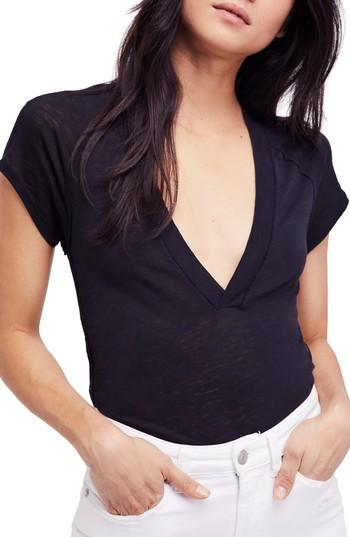 Women's Free People Clementine Tee, Size - Black