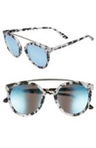 Women's Maho Key West 50mm Polarized Aviator Sunglasses - Marble
