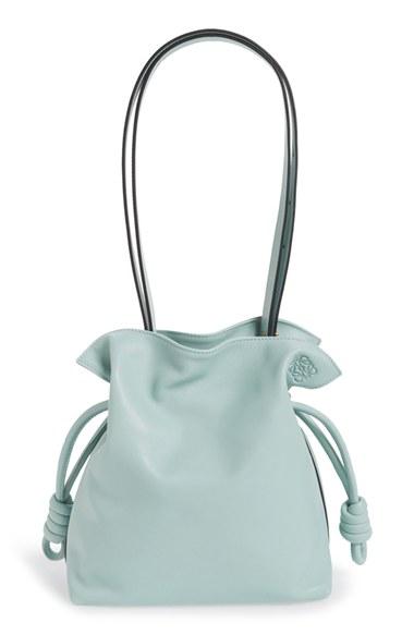 Loewe 'small Flamenco Knot' Nappa Leather Bag - Blue