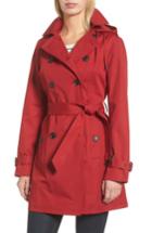 Women's Michael Michael Kors Belted Parka Jacket - Black