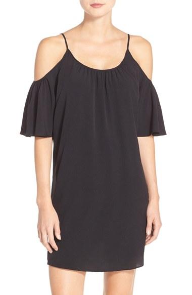 Women's French Connection 'polly' Cold Shoulder Shift Dress