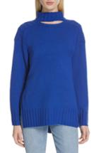 Women's Equipment Stratford Wool & Cashmere Sweater, Size - Blue