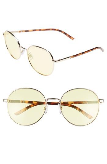 Women's Bp. 55mm Round Sunglasses - Gold/ Yellow