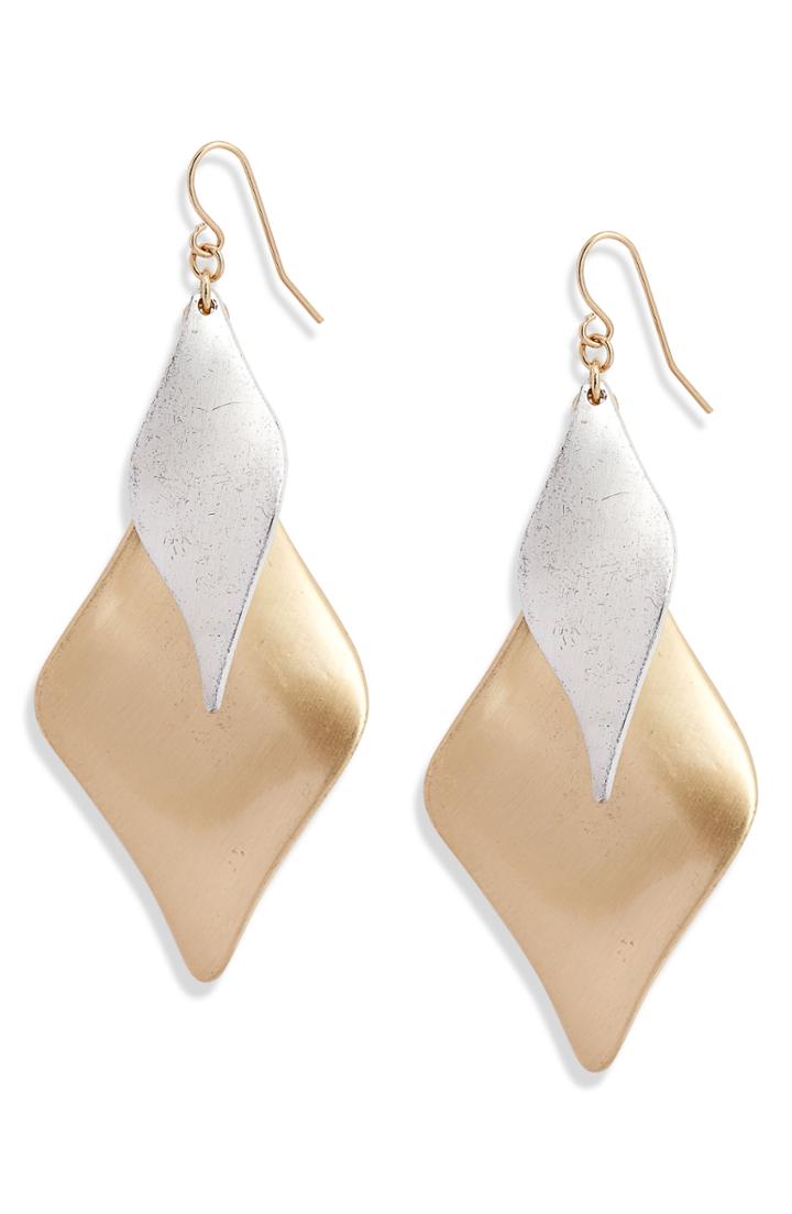 Women's Area Stars Drop Earrings