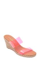 Women's Andre Assous Anfisa Espadrille Wedge M - Pink