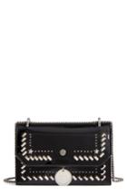 Jimmy Choo Finley Studded Leather Shoulder Bag - Black