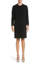 Women's Marc Jacobs Beaded Fringe Wool & Cashmere Dress - Black