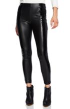Women's 1.state Faux Patent Leather Leggings (similar To 16w) - Black