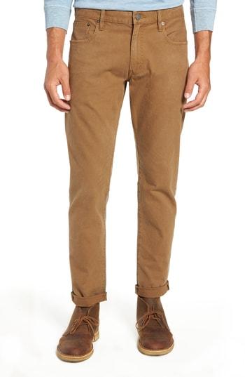 Men's Frye Dean Five-pocket Canvas Pants - Brown
