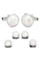 Men's Cufflinks, Inc. Mother-of-pearl Cuff Link & Shirt Stud Set