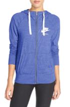 Women's Nike Gym Zip Hoodie - Blue