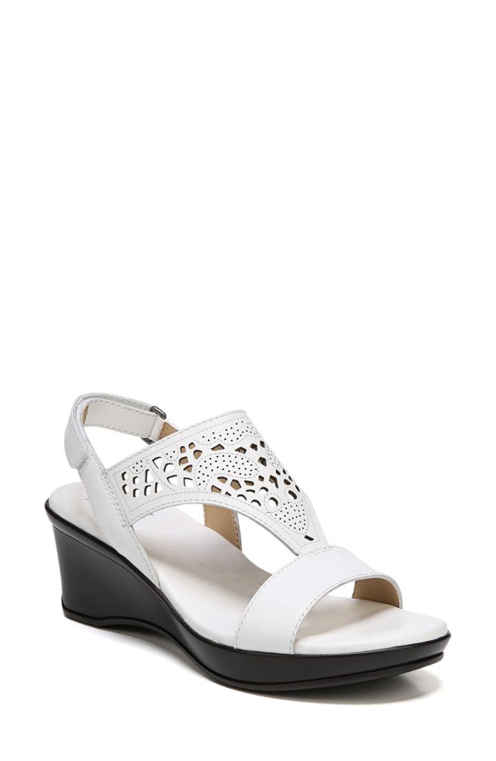 Women's Naturalizer Veda Wedge Sandal N - White