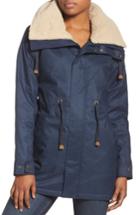 Women's Burton Hazelton Water-resistant Hooded Jacket With Removable Fleece Lining - Blue