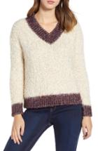Women's Prima Tinsel Metallic Detail Sweater - Ivory