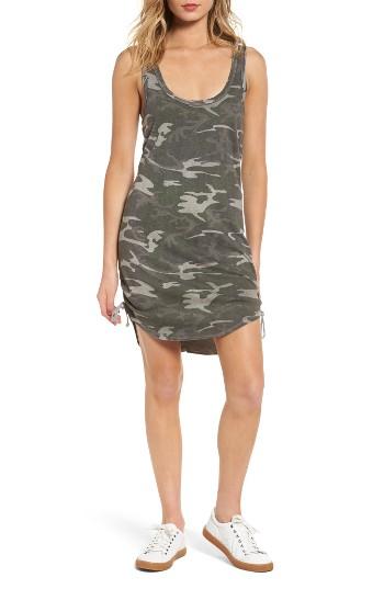 Women's Pam & Gela Camo Tank Dress, Size - Green