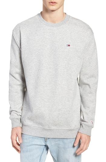 Men's Tommy Jeans Tommy Classics Crewneck Sweatshirt - Grey