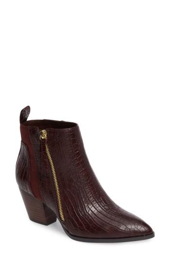 Women's Bella Vita Everst Ii Pointy Toe Bootie .5 N - Burgundy