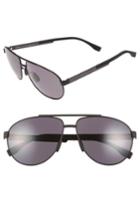 Men's Boss 63mm Polarized Sunglasses - Black Carbon/ Smoke Polarized
