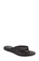 Women's Eileen Fisher Flute Flip Flop M - Black