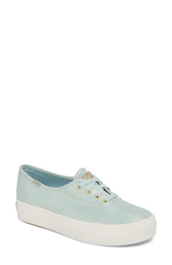 Women's Keds Triple Metallic Sneaker M - Blue