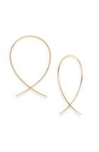 Women's Lana Jewelry 'upside Down' Small Hoop Earrings