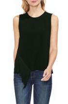 Women's Vince Camuto Asymmetrical Fringe Front Tank Top, Size - Red