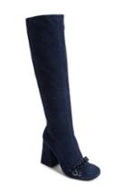 Women's Tory Burch Addison Flared Heel Boot M - Blue