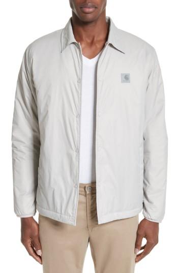 Men's Carhartt Work In Progress Nylon Coach's Jacket, Size - Grey