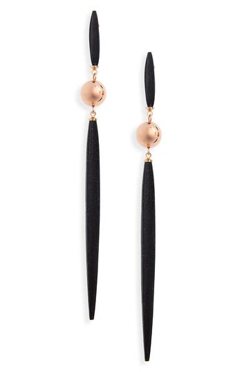 Women's Isabel Marant Woody Linear Drop Earrings