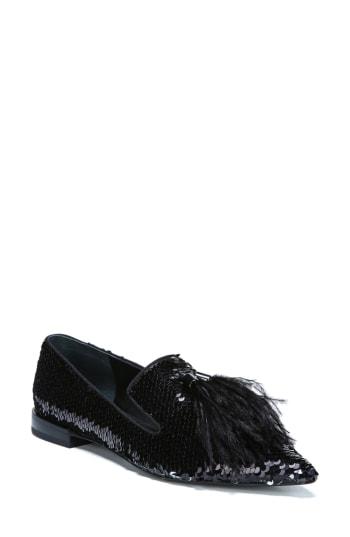 Women's Sarto By Franco Sarto Topaz Flat .5 M - Black