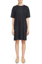 Women's Acne Studios Saga Linen T-shirt Dress - Black