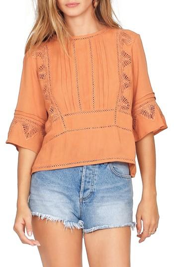 Women's Amuse Society Island Vista Blouse - Brown