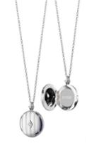 Women's Monica Rich Kosann Center Diamond Locket Necklace