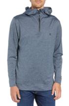 Men's Devereux Cruz Quarter Zip Hoodie - Blue
