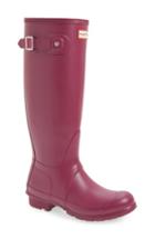Women's Hunter 'original ' Rain Boot, Size 5 M - Purple
