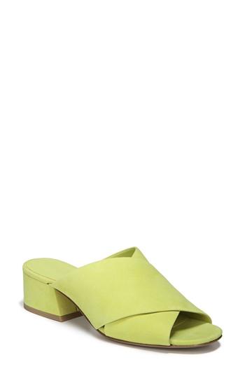 Women's Vince Karsen Open Toe Mule .5 M - Yellow