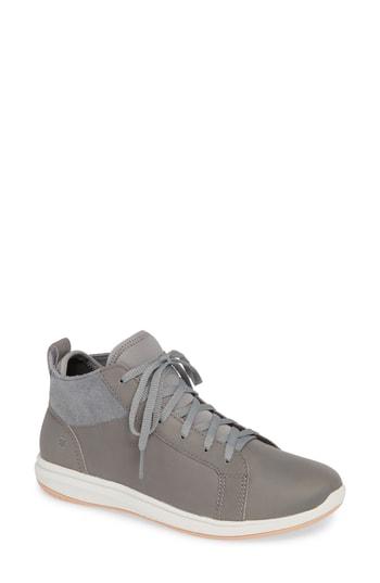 Women's Superfeet Newberry Waterproof High Top Sneaker M - Grey