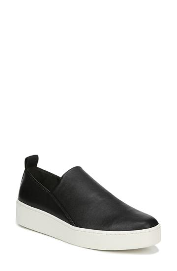 Women's Vince Saxon Slip-on Sneaker M - Black