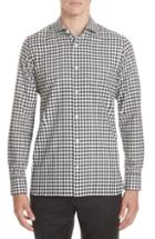 Men's Z Zegna Trim Fit Check Dress Shirt