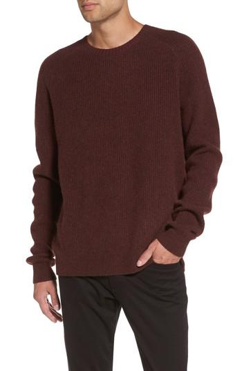 Men's Vince Ribbed Wool & Cashmere Raglan Sweater