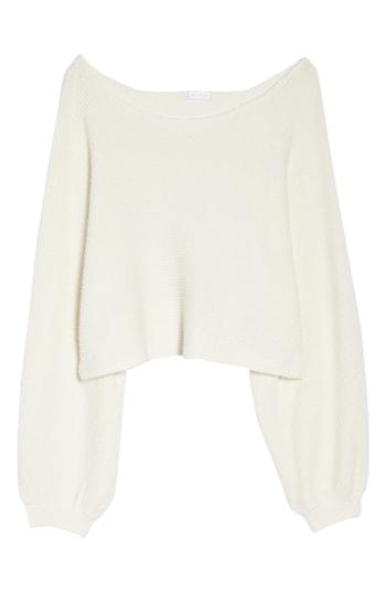 Women's Leith Crop Dolman Pullover - Ivory