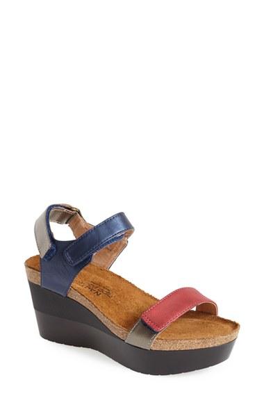 Women's Naot 'miracle' Sandal Us / 38eu - Blue