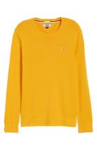 Men's Tommy Jeans Tjm Tommy Classics Sweater, Size - Yellow