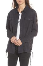 Women's Pam & Gela Shirt Jacket, Size - Black
