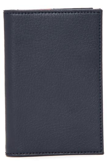 Men's Wolf Howard Passport Case - Blue