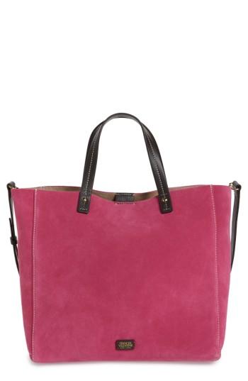 Frances Valentine Large Margaret Suede Tote - Pink