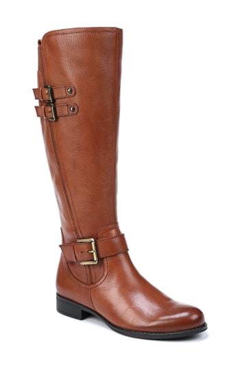 Women's Naturalizer Jessie Knee High Riding Boot Regular Calf M - Brown