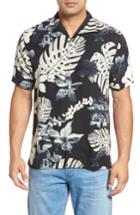 Men's Tommy Bahama Aloha Fronds Print Silk Camp Shirt