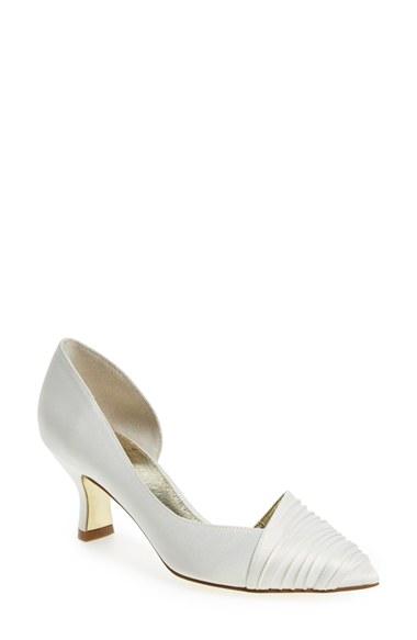 Women's Adrianna Papell 'harriet' Half D'orsay Pump .5 M - Ivory