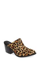 Women's Jeffrey Campbell Favela Genuine Calf Hair Mule M - Brown